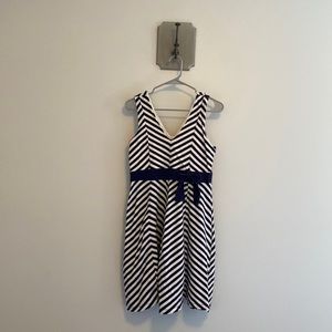 Blue & White Striped Dress